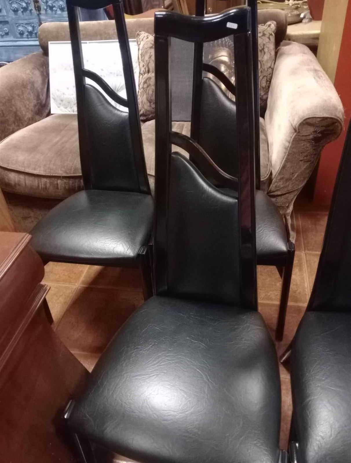 6 sillas de comedor de diseño - Imagen 4
