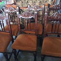 6 sillas rusticas - Imagen 1