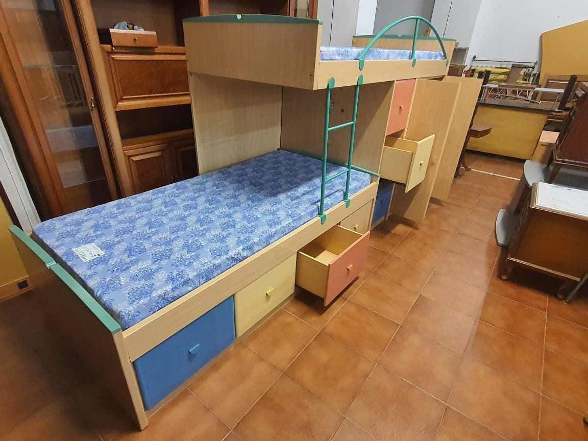 Cama compacta tipo barco con cajones - Imagen 3