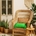 Silla de mimbre con ruedas - Imagen 1