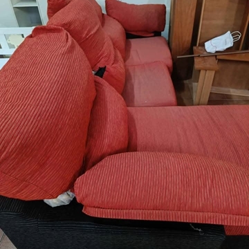 Sofá cheislonge Rojo teja - Imagen 2