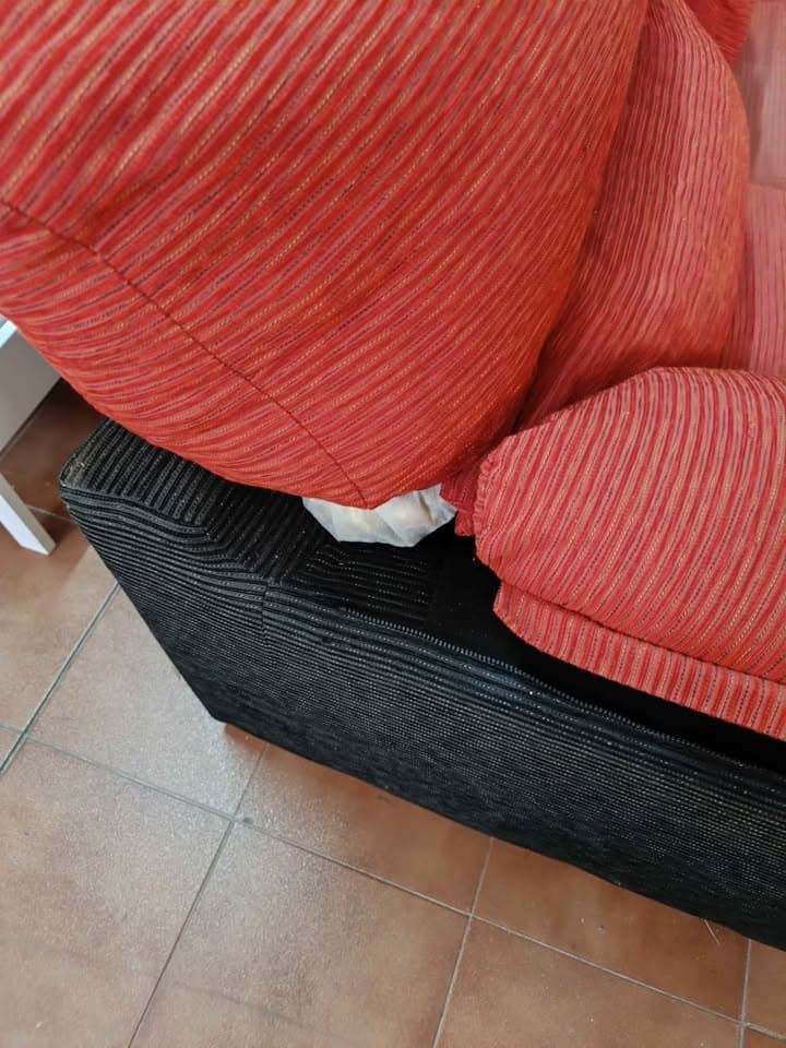 Sofá cheislonge Rojo teja - Imagen 5