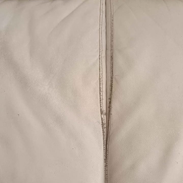 Sofá de piel blanco - Imagen 2